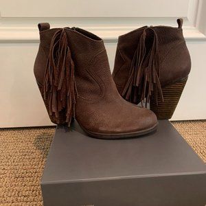 Vince Camuto Fringe Boots-Hether